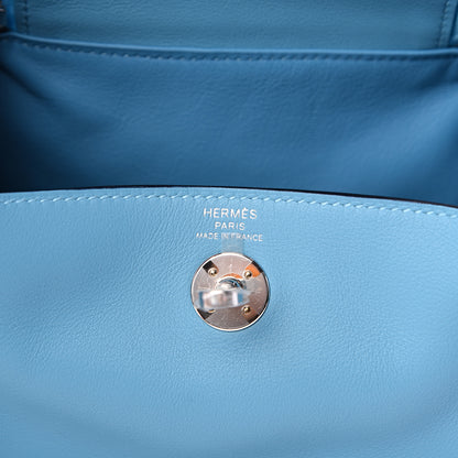 Hermes Swift Mini Lindy 20 Bleu Du Nord 5 of 10