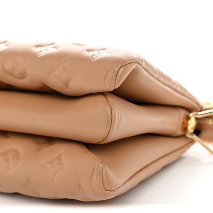 Louis Vuitton Lambskin Embossed Monogram Coussin PM Camel 9 of 9