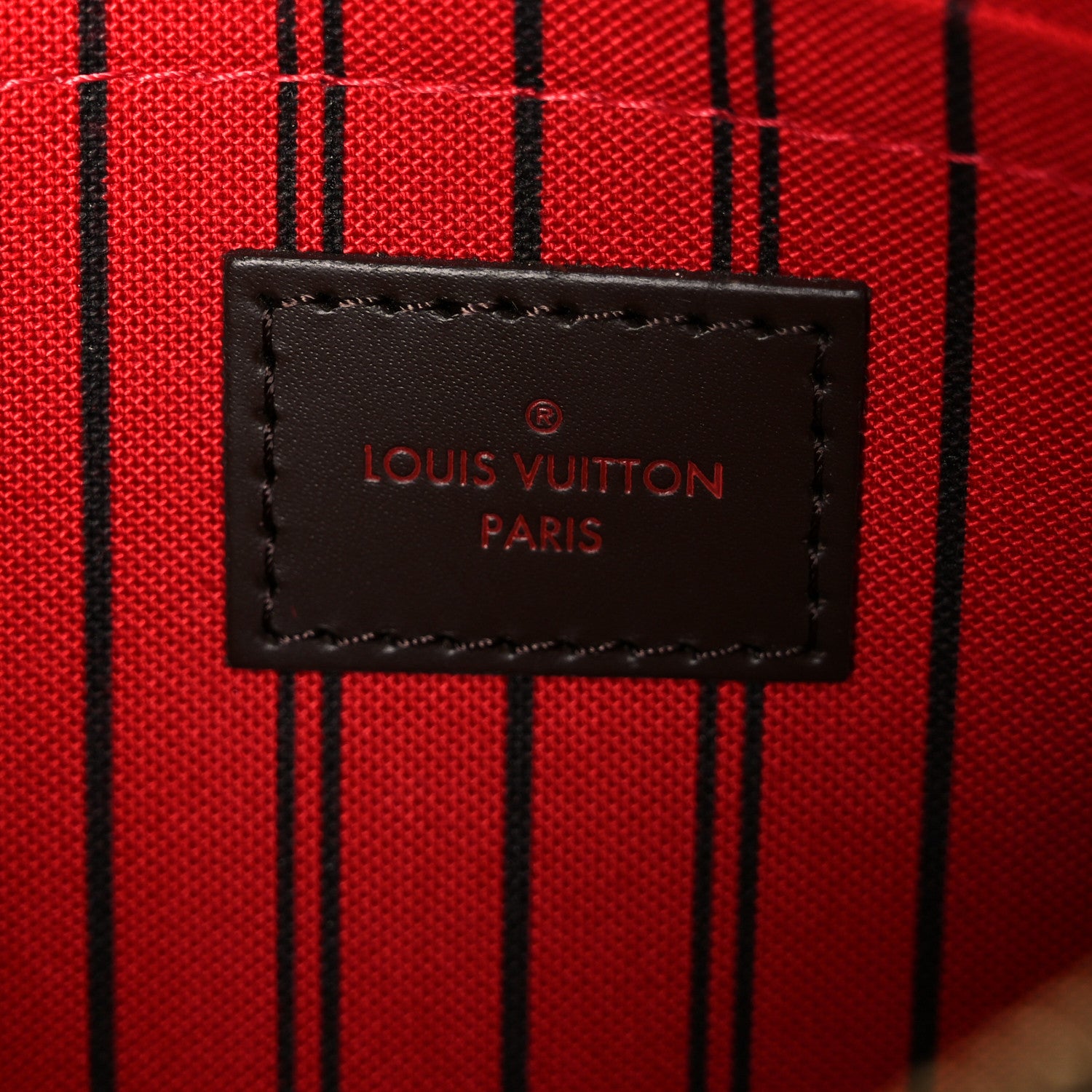Louis Vuitton Damier Ebene Neverfull MM GM Pochette 6 of 8