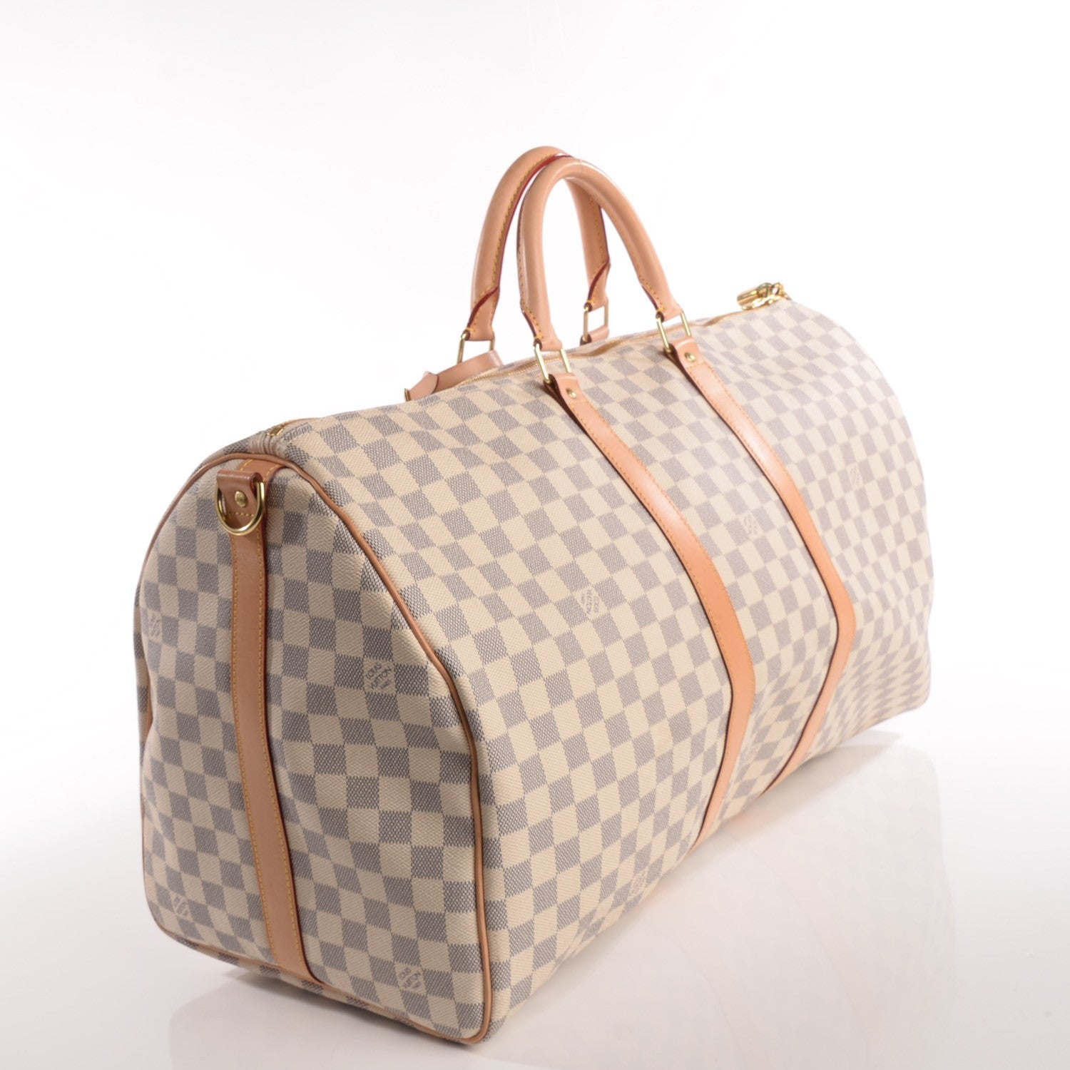 Louis Vuitton Damier Azur Keepall Bandouliere 55 3 of 7