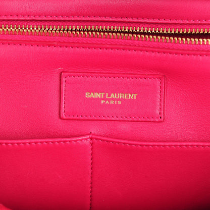Saint Laurent Calfskin Medium Classic Y Cabas Fuchsia 6 of 6