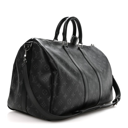 Louis Vuitton Monogram Eclipse Keepall Bandouliere 45 2 of 9
