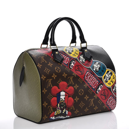 Louis Vuitton Monogram Kabuki Speedy 30 3 of 9