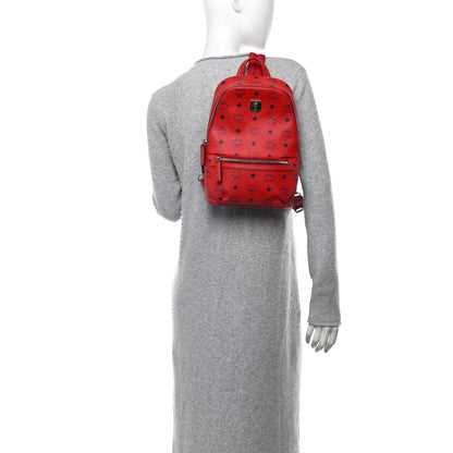 MCM Visetos Klassik Small Sling Bag Ruby Red 2 of 11