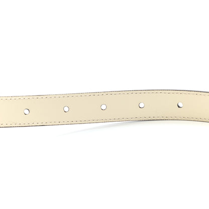 Gucci Calfskin Queen Margaret Bee Belt 80 32 White 4 of 6