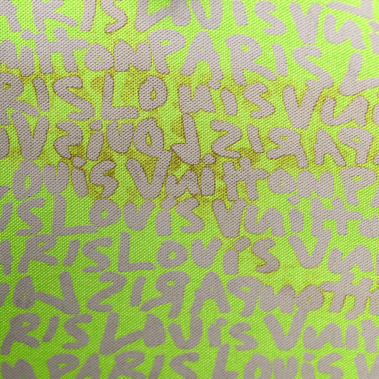 Louis Vuitton Monogram Graffiti Neverfull GM Green 9 of 9