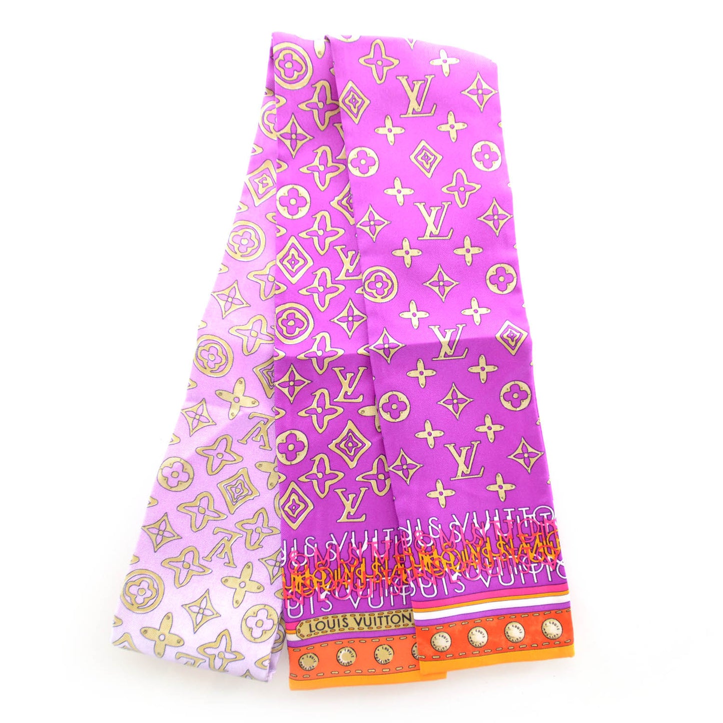 Silk Monogram Map Bandeau
