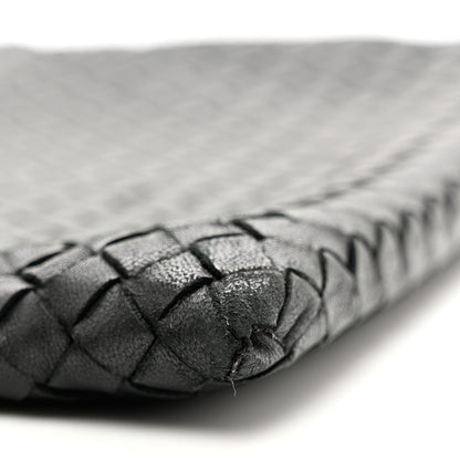 Bottega Veneta Nappa Intrecciato Medium Zip Pouch Black 8 of 9