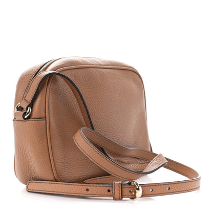 Gucci Pebbled Calfskin Small Soho Disco Bag Camelia 3 of 11