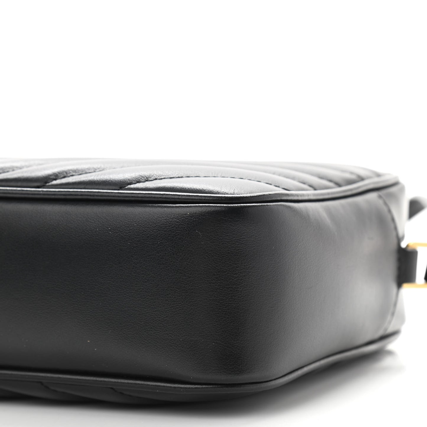 Calfskin Matelasse Monogram Lou Camera Bag Black