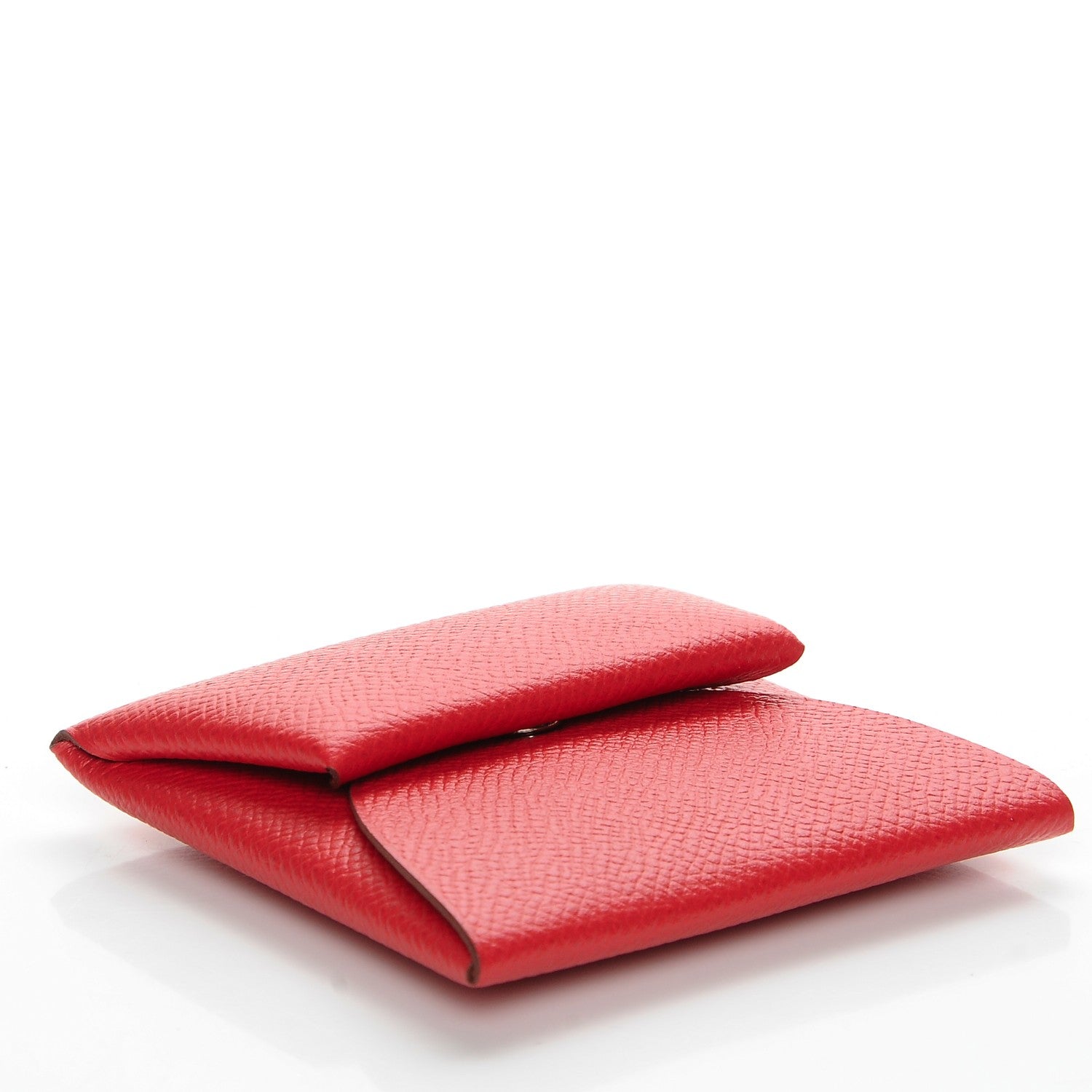 Hermes Epsom Bastia Coin Purse Rouge Casaque 4 of 8