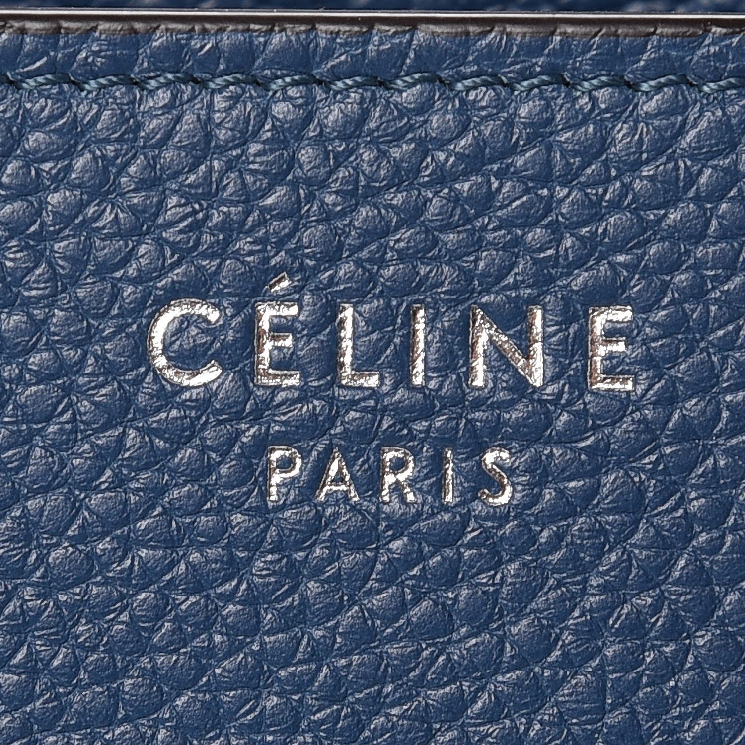 Celine Baby Drummed Calfskin Micro Luggage Orage 6 of 7