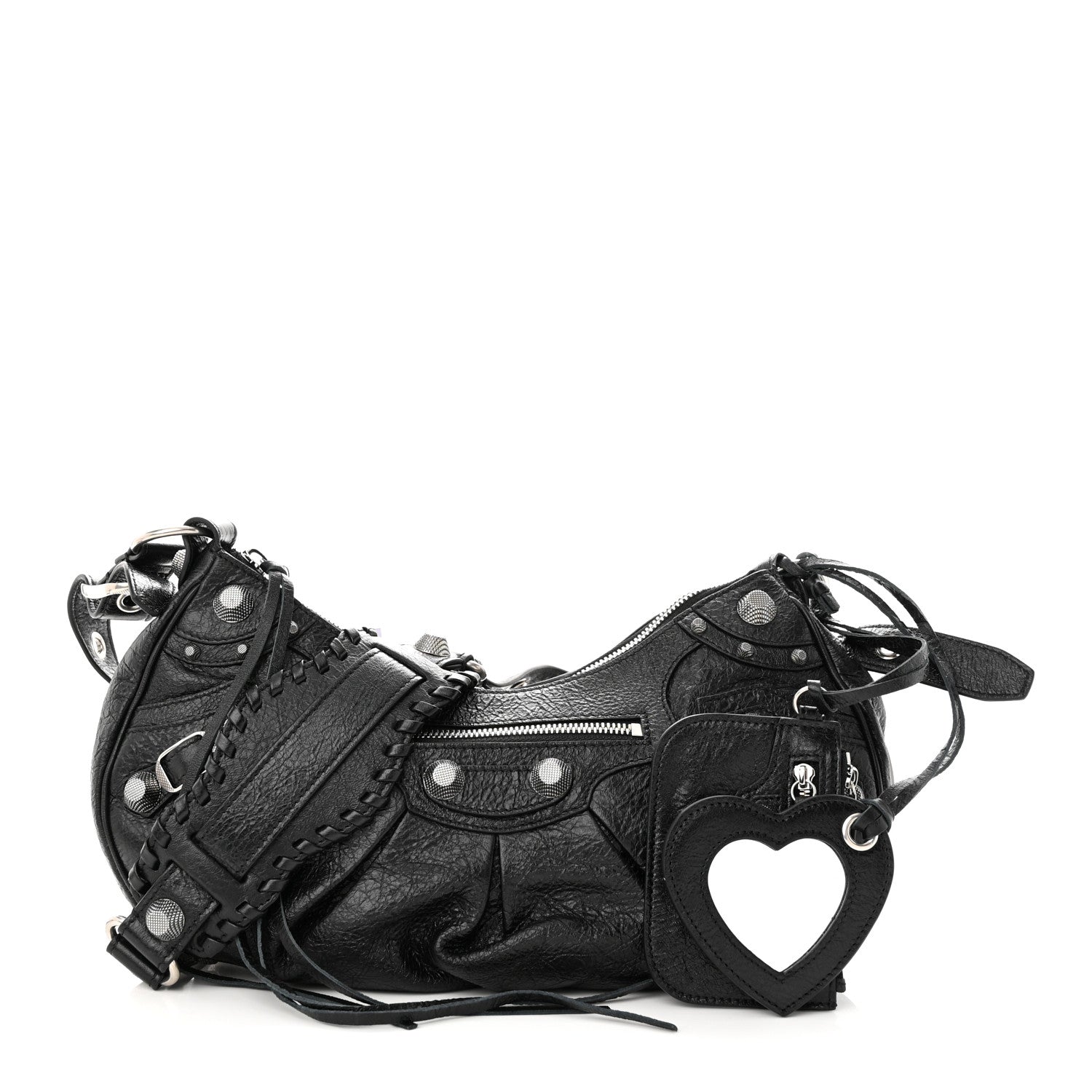 Balenciaga Agneau Arena Small Le Cagole Shoulder Bag Black 1 of 9