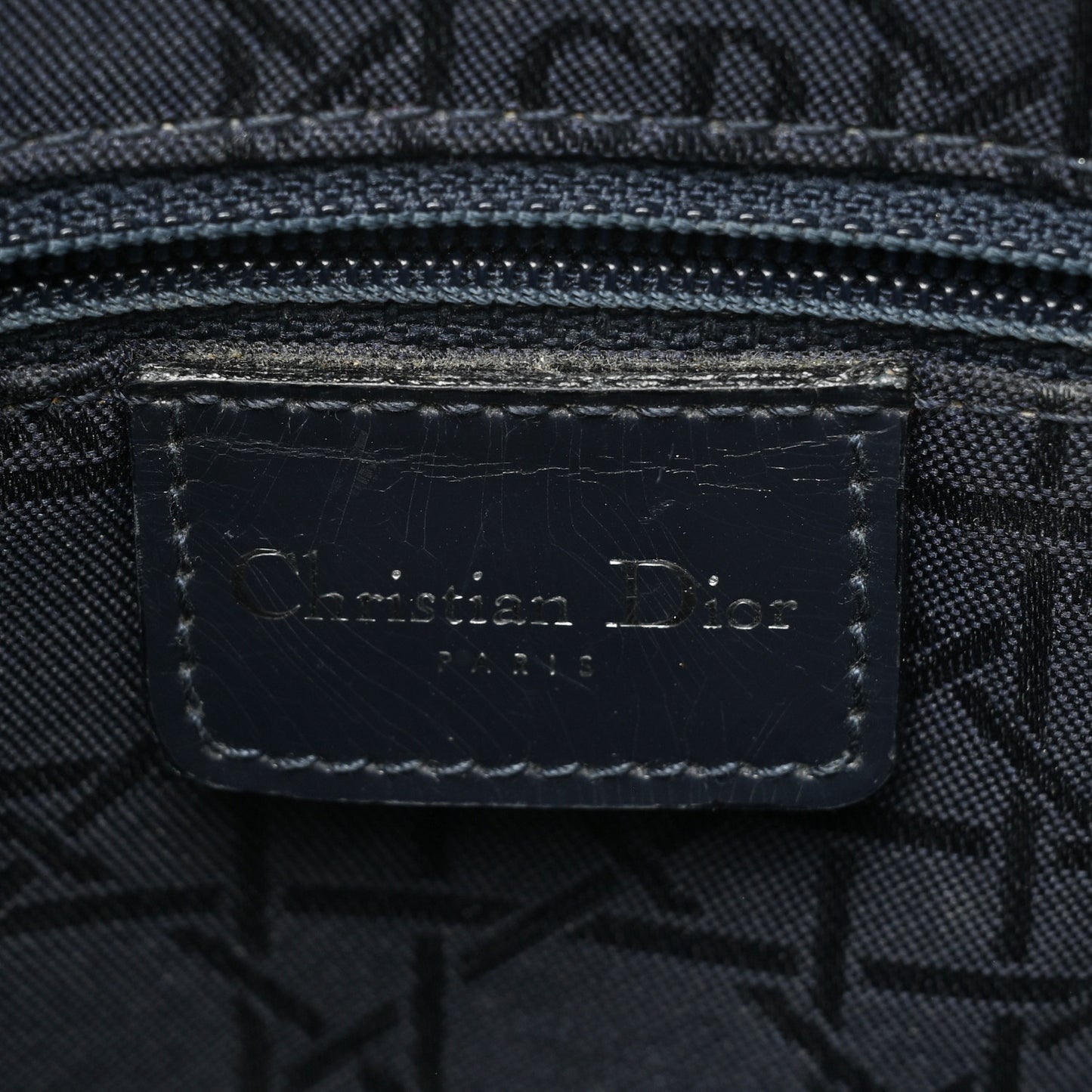 Denim Cannage Large Lady Dior Light Blue