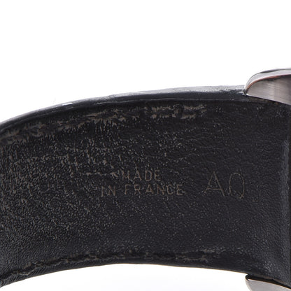 Cartier Stainless Steel Alligator 41mm Santos 100 Automatic Watch 8 of 10