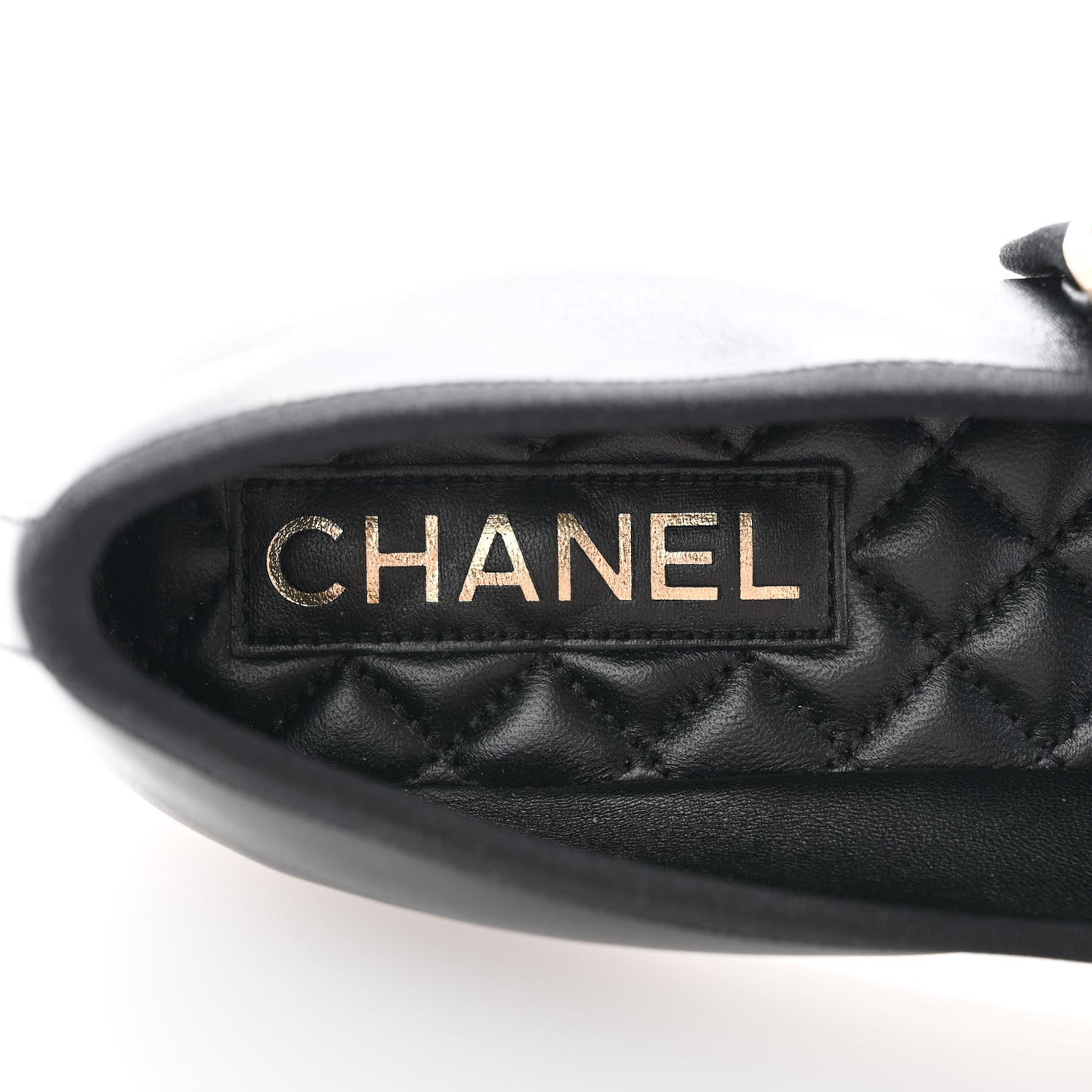 Lambskin Mary Jane Flats 38 Black