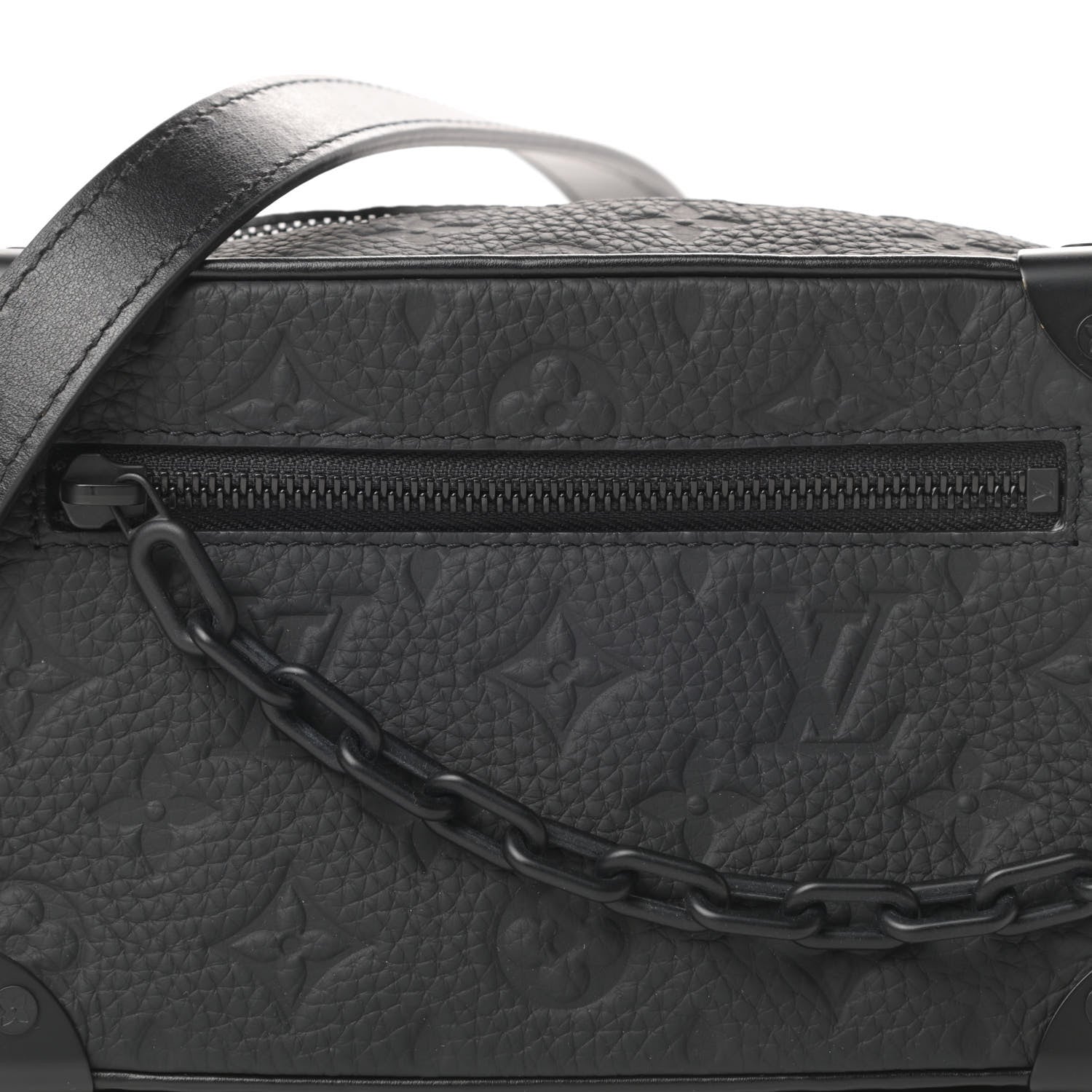 Louis Vuitton Taurillon Monogram Mini Soft Trunk Black 8 of 12