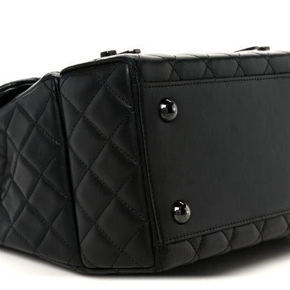 Chanel Lambskin Quilted Cockpit Flap Bag Black 11 of 12