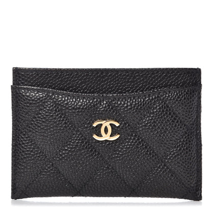 Chanel Caviar Quilted Card Holder Black 1 of 9