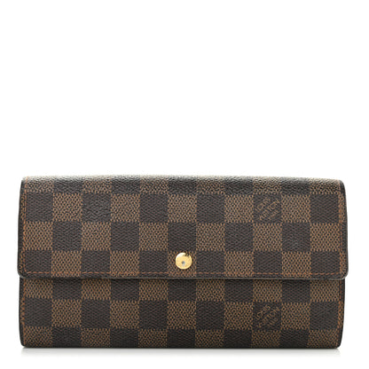 Louis Vuitton Damier Ebene Sarah Wallet 1 of 22