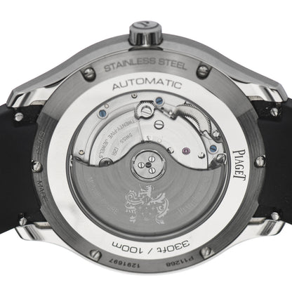 Piaget Stainless Steel Rubber 42mm Polo Date Automatic Watch Black 4 of 5