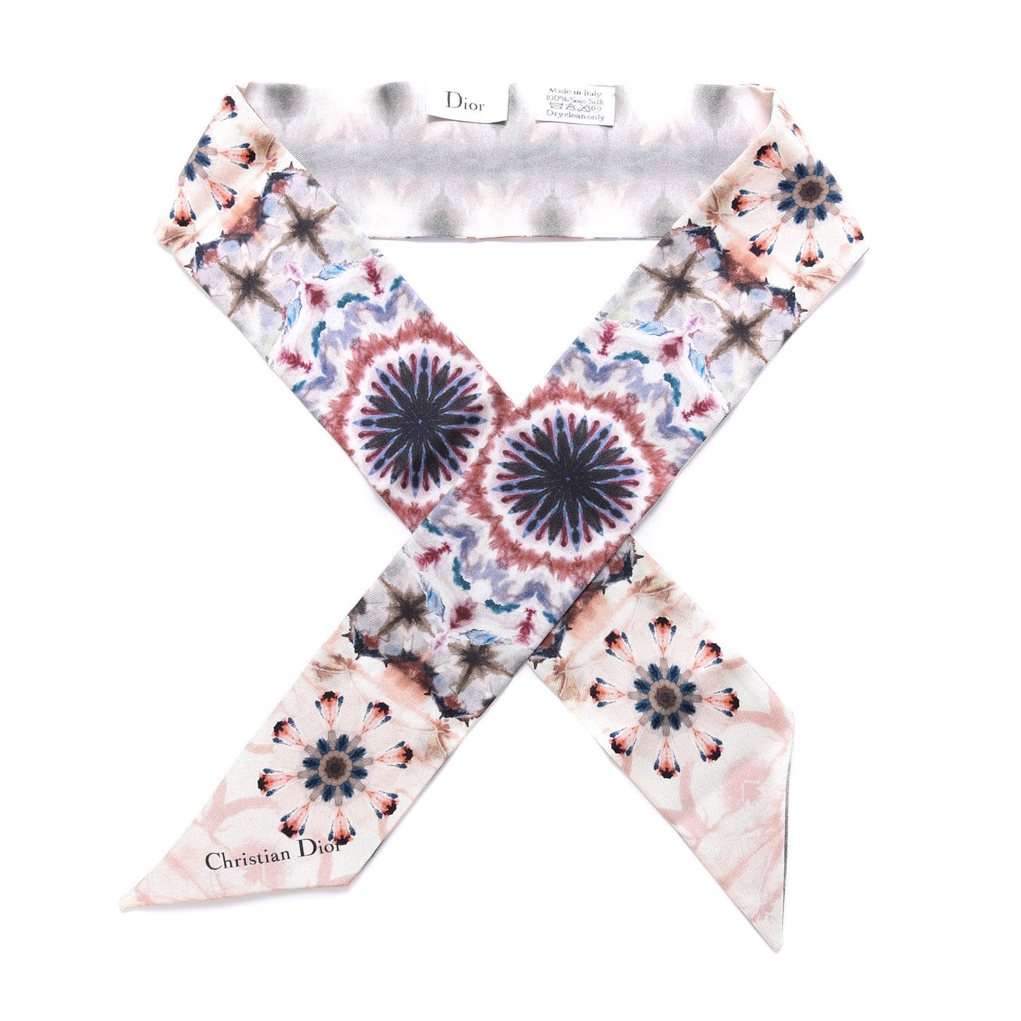 Silk KaleiDiorscopic Mitzah Scarf Multicolor
