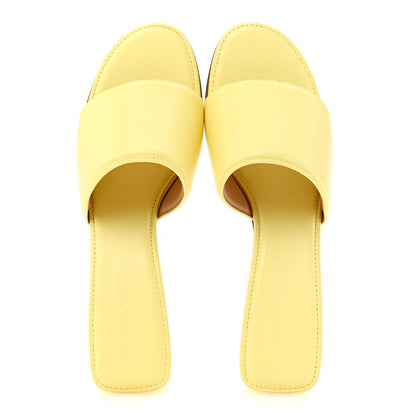 Bottega Veneta Vienna Calfskin The Band Mule Sandals 35.5 Lemonade 2 of 9
