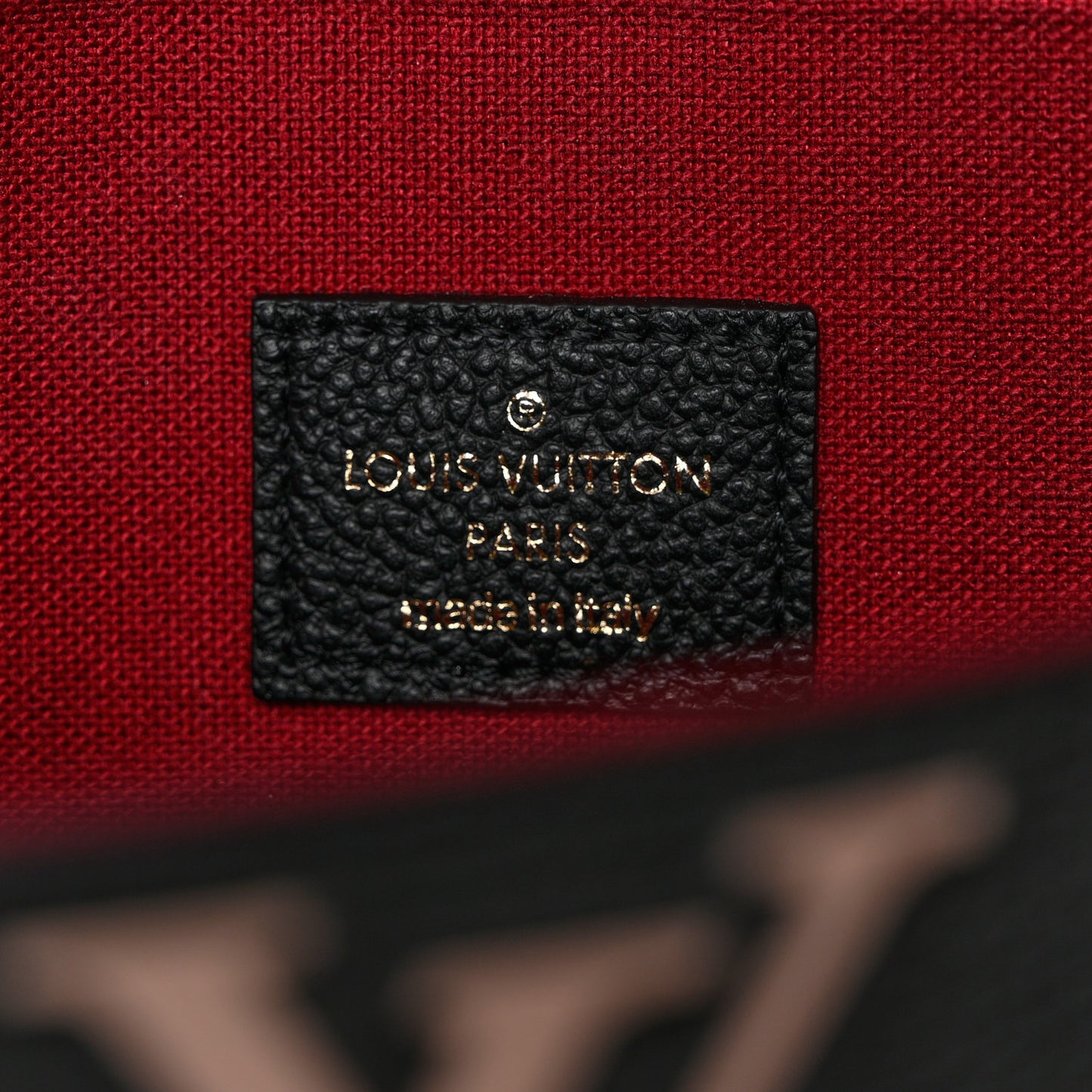 Empreinte Monogram Giant Felicie Pochette Black Beige