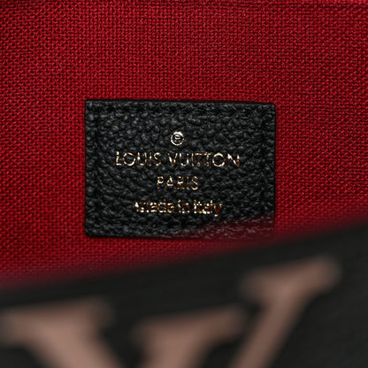 Louis Vuitton Empreinte Monogram Giant Felicie Pochette Black Beige 7 of 10