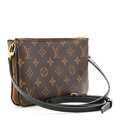 Louis Vuitton Reverse Monogram Giant Double Zip Pochette 3 of 12