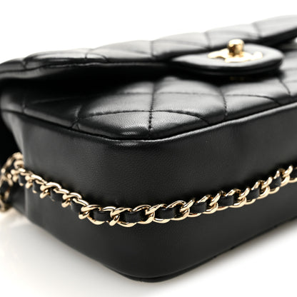 Chanel Lambskin Quilted Small My Precious Flap Black 9 of 10