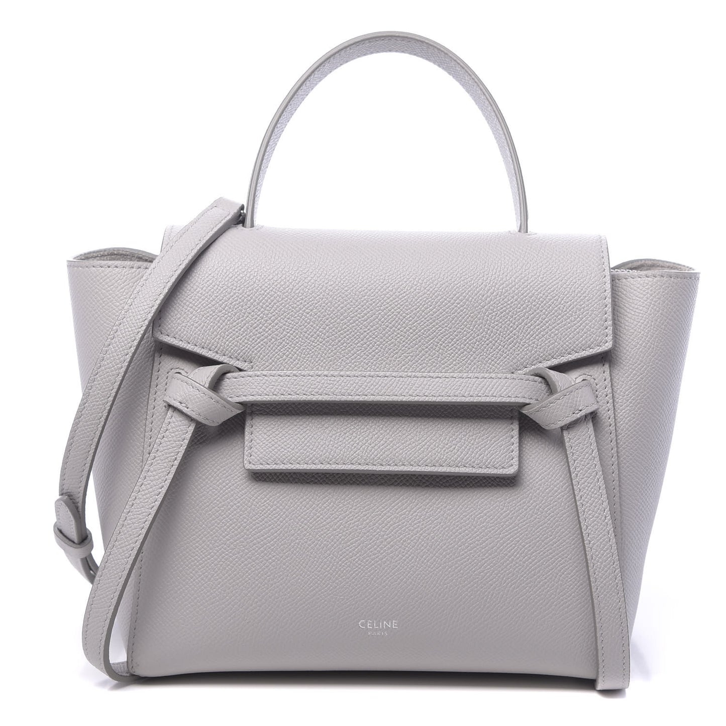 Grained Calfskin Nano Belt Bag Mineral