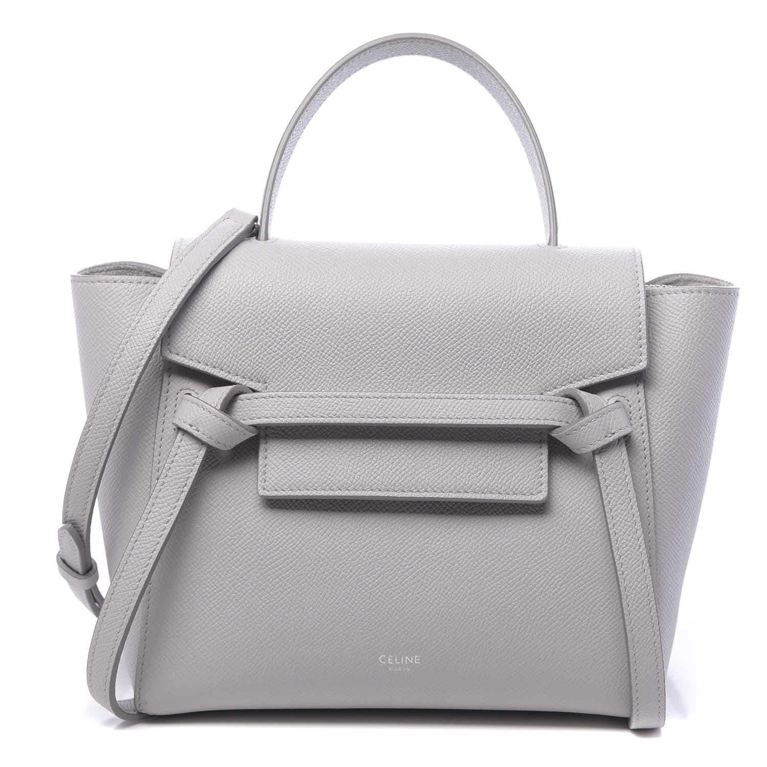 Celine Grained Calfskin Nano Belt Bag Mineral 1 of 13