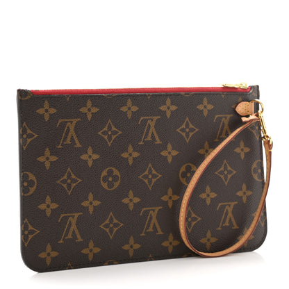 Louis Vuitton Monogram Neverfull MM GM Pochette Cherry 3 of 10