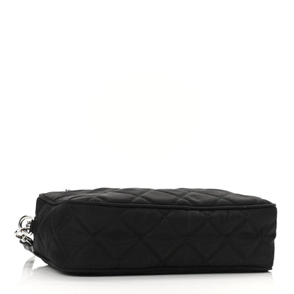 Prada Nylon Tessuto Impuntu Quilted Bandoliera Crossbody Bag Black 4 of 9