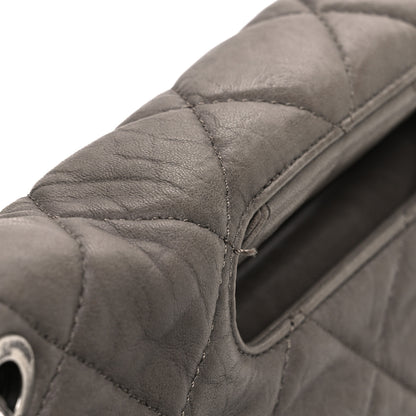 Chanel Washed Lambskin Jumbo Take Away Flap Grey 11 of 11
