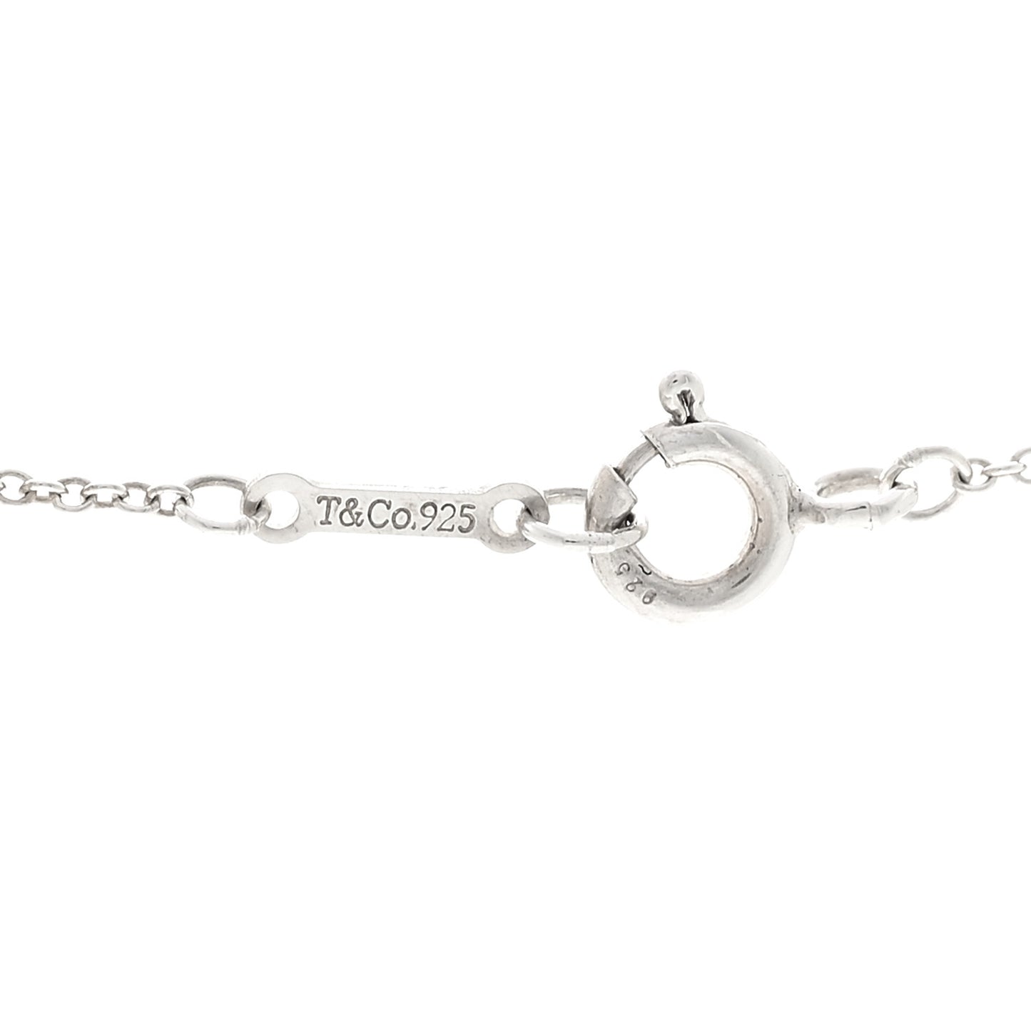 Sterling Silver Paloma Picasso Loving Heart Pendant Necklace