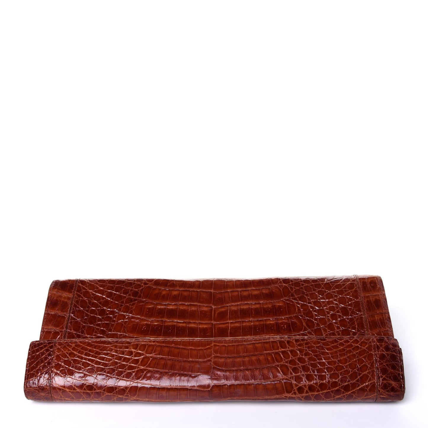 Crocodile Clutch Brown