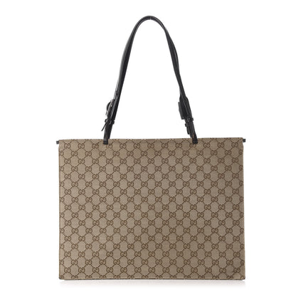 Gucci GG Monogram Large Shoulder Tote Dark Brown 1 of 13