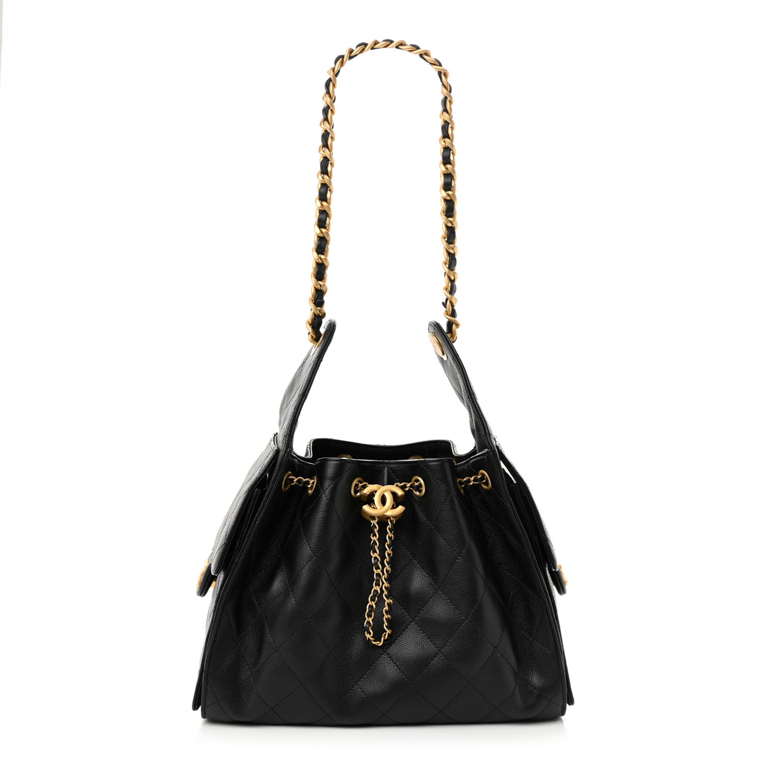 Chanel Caviar Quilted Small Chanel 25 Handbag Black 1 of 12