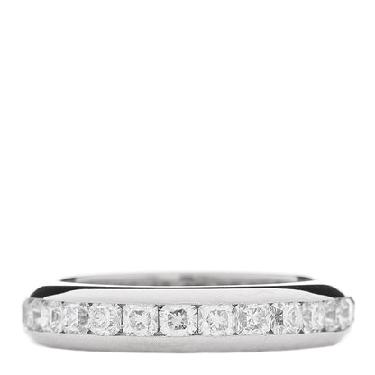Tiffany Platinum Diamond .92ctw Lucida Eternity Band Ring 49 5 1 of 5