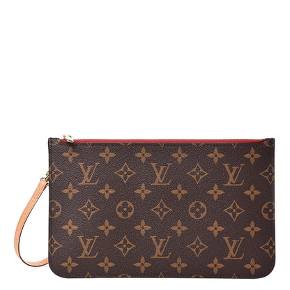 Louis Vuitton Monogram Neverfull MM GM Pochette Cherry 1 of 8