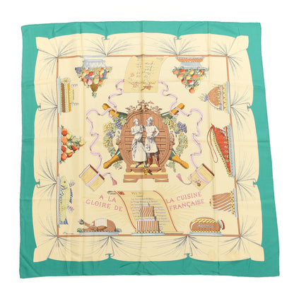 Hermes Silk A La Gloire De La Cuisine Francaise Scarf 90 1 of 5