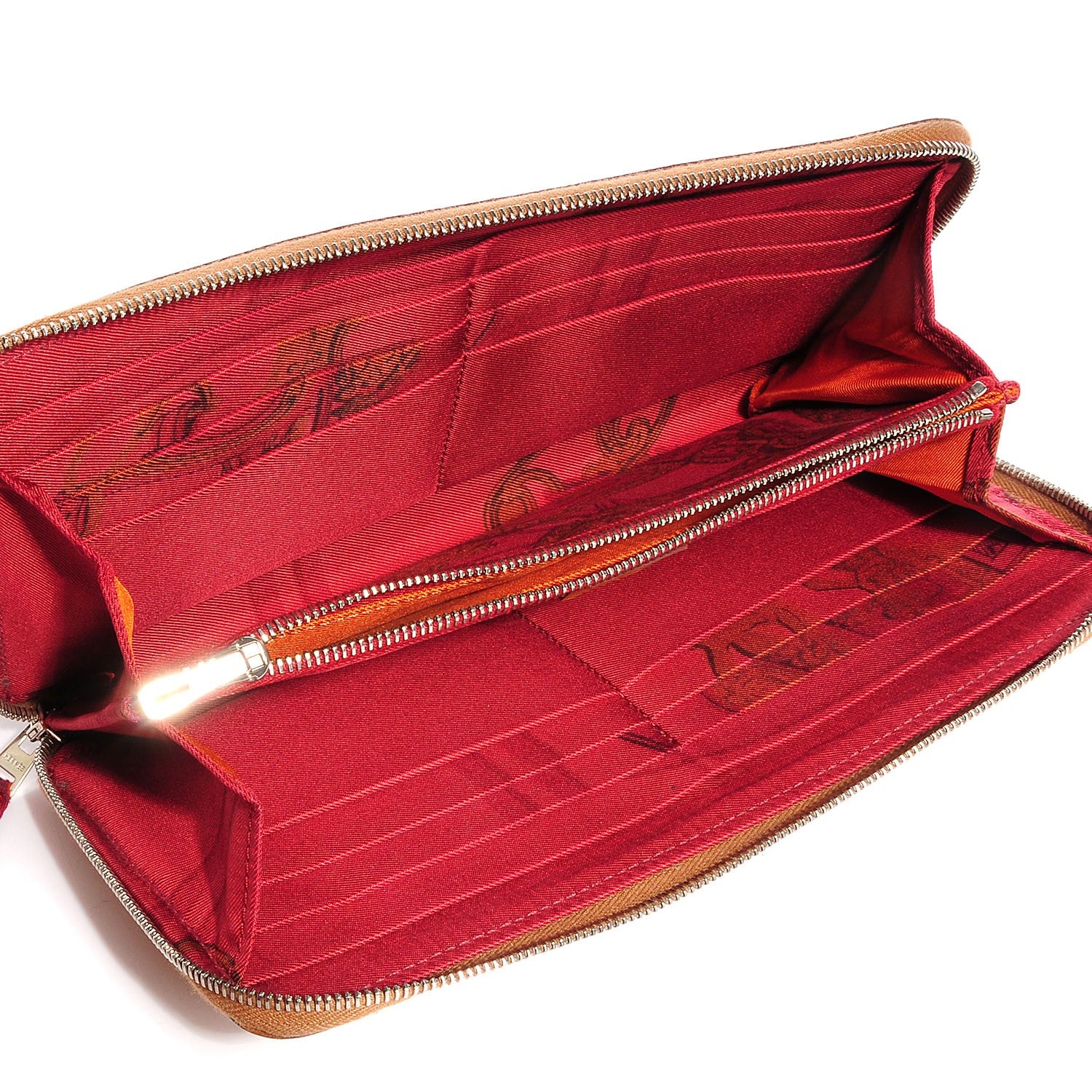 Hermes Epsom Silk'in Wallet Gold 7 of 11