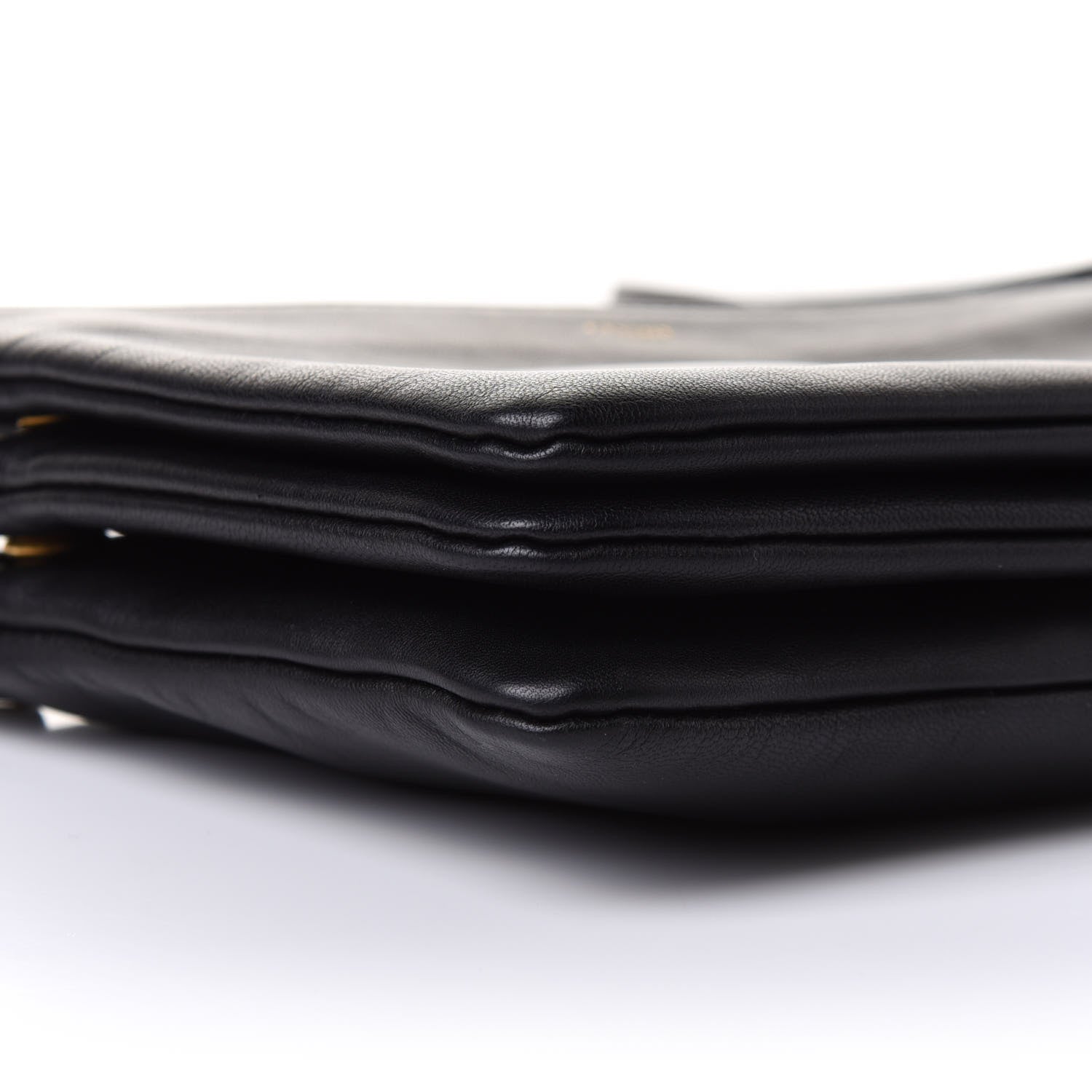 Celine Lambskin Small Trio Crossbody Bag Black 9 of 10