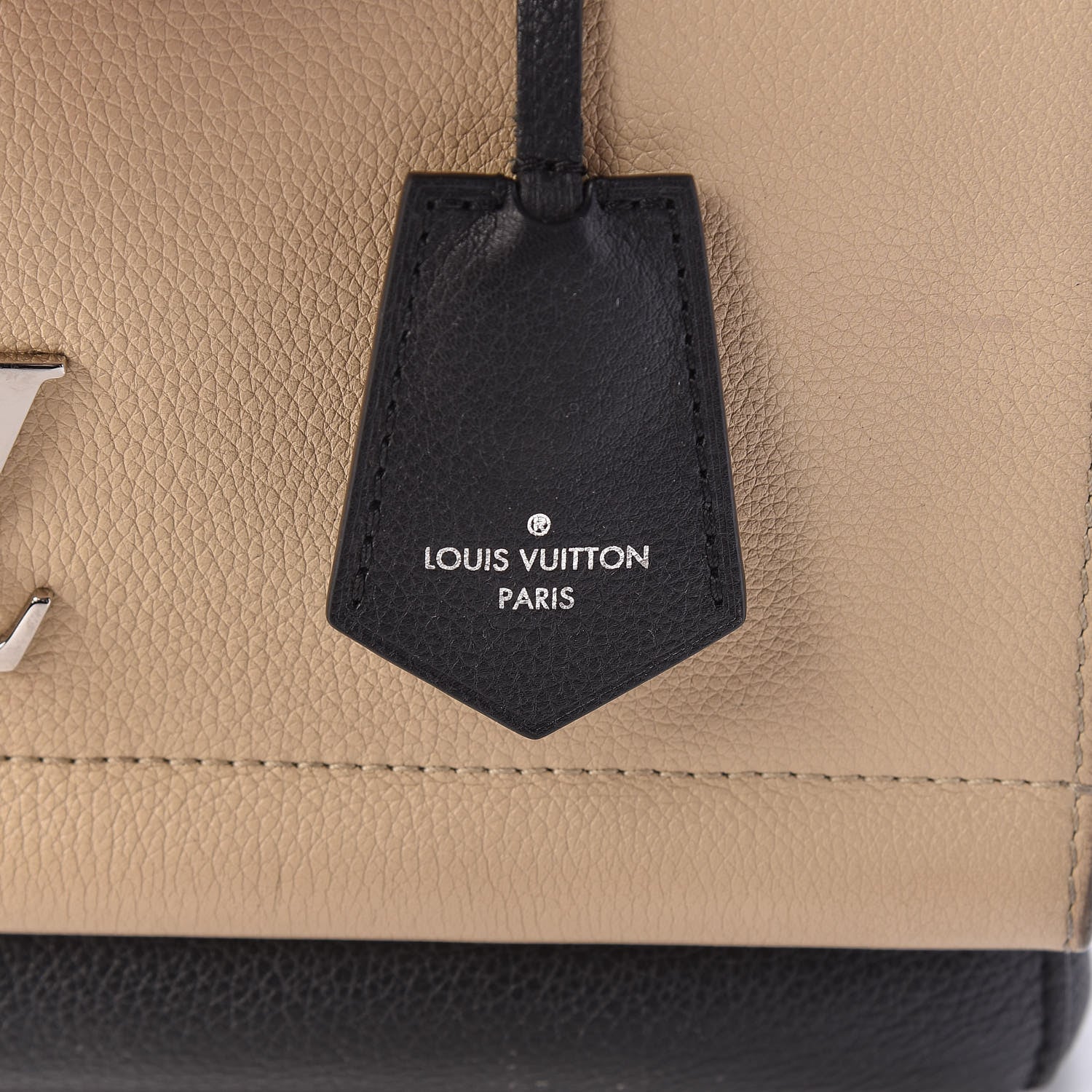 Louis Vuitton Soft Calfskin Lockme II Top Handle Vanille Black 14 of 14
