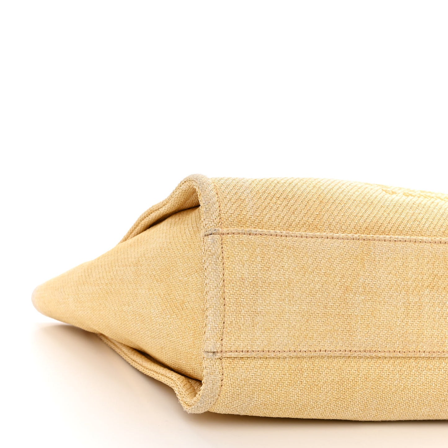Canvas Small Deauville Tote Light Yellow