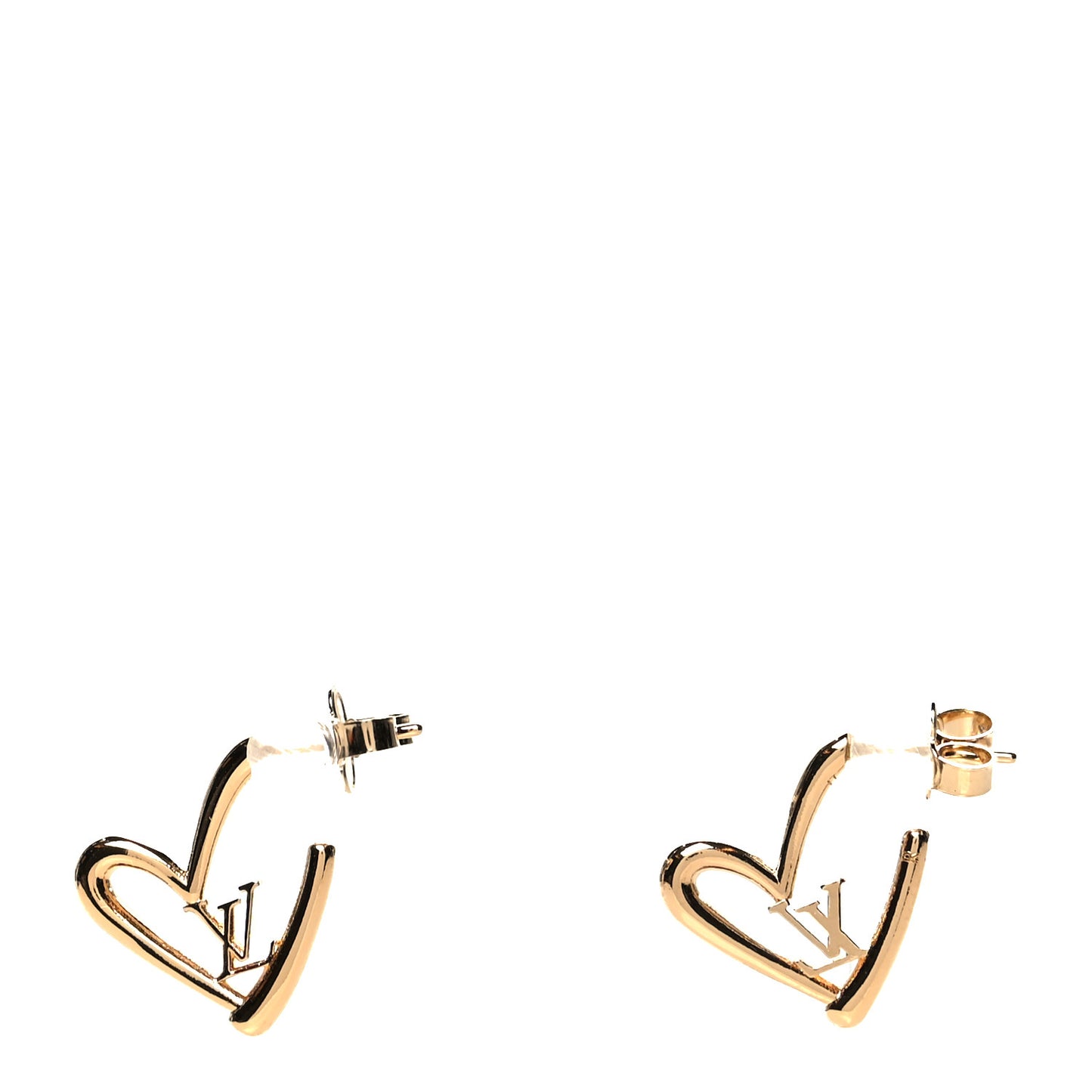Fall In Love Heart Earrings PM Gold