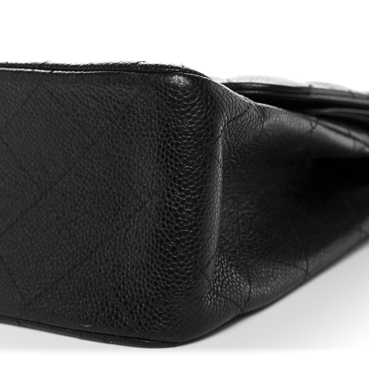 Chanel Caviar Quilted Jumbo Double Flap Black 10 of 13
