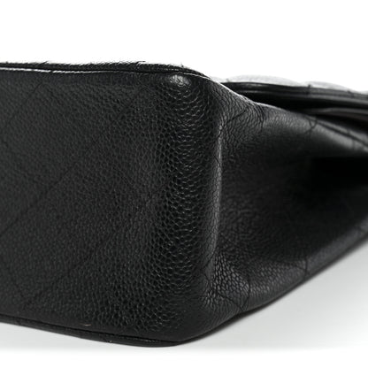 Chanel Caviar Quilted Jumbo Double Flap Black 10 of 13